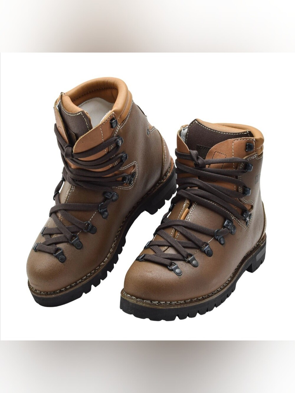 Meindl Brown Lace-Up Outdoor Boots - New - 42 EU/9 US